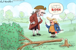CHOPPED CHERRY TREE BIDEN DID IT by Ed Wexler