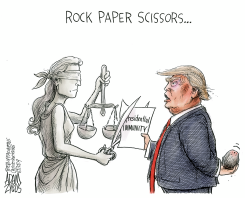 PRESIDENTIAL IMMUNITY by Adam Zyglis