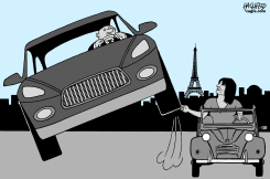 PARIS AGAINST SUV by Rainer Hachfeld