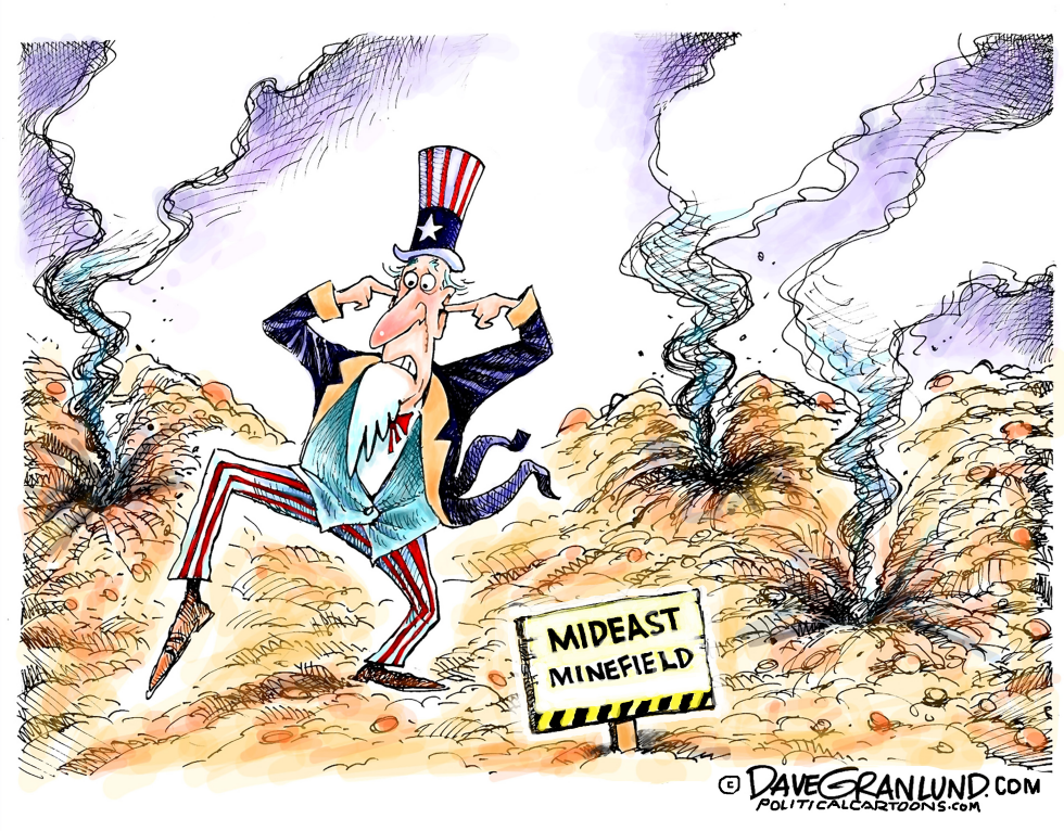 Mideast minefield
