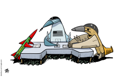 TRUCE TALKS  by Emad Hajjaj