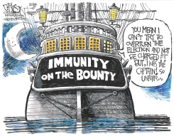 IMMUNITY ON THE BOUNTY by John Darkow