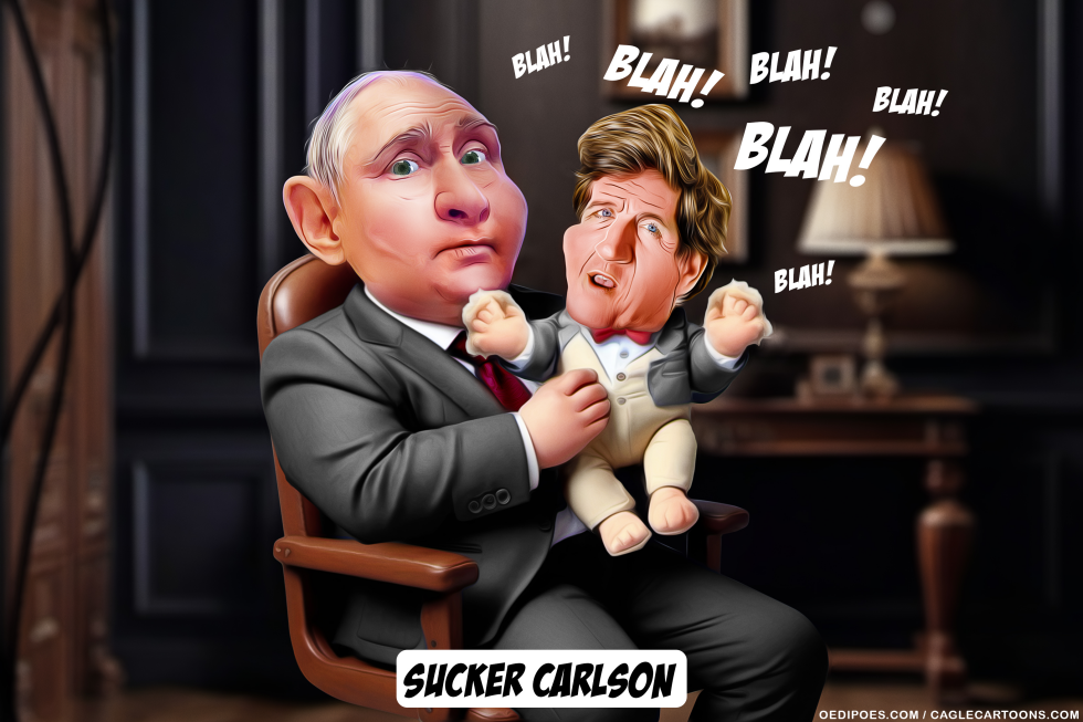 Tucker Carlson is Putin's useful idiot