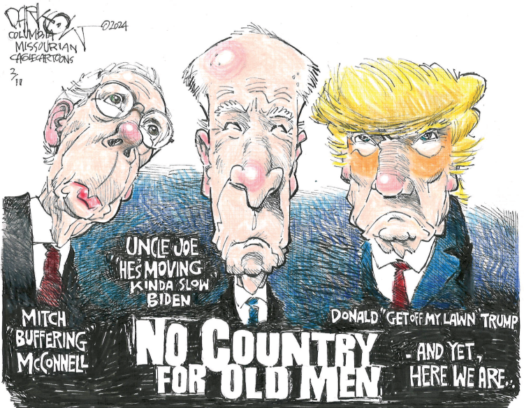 NO COUNTRY FOR OLD MEN by John Darkow