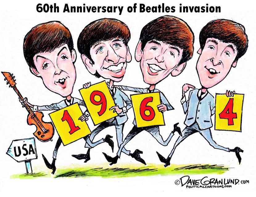 Beatles USA invasion 60th