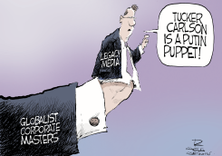 PUTIN PUPPET by Rivers