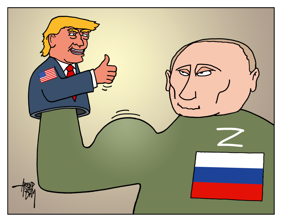 Trump as puppet of Putin