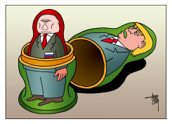 POLITICAL MATRYOSHKA by Arend van Dam