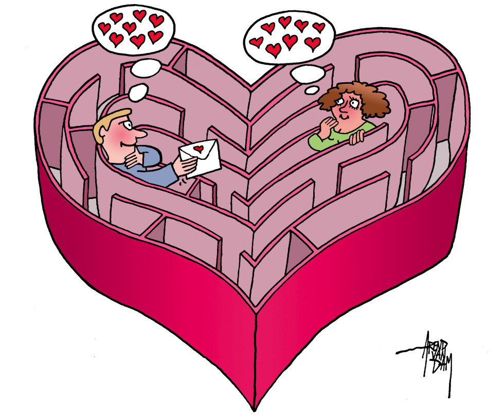 Valentine maze