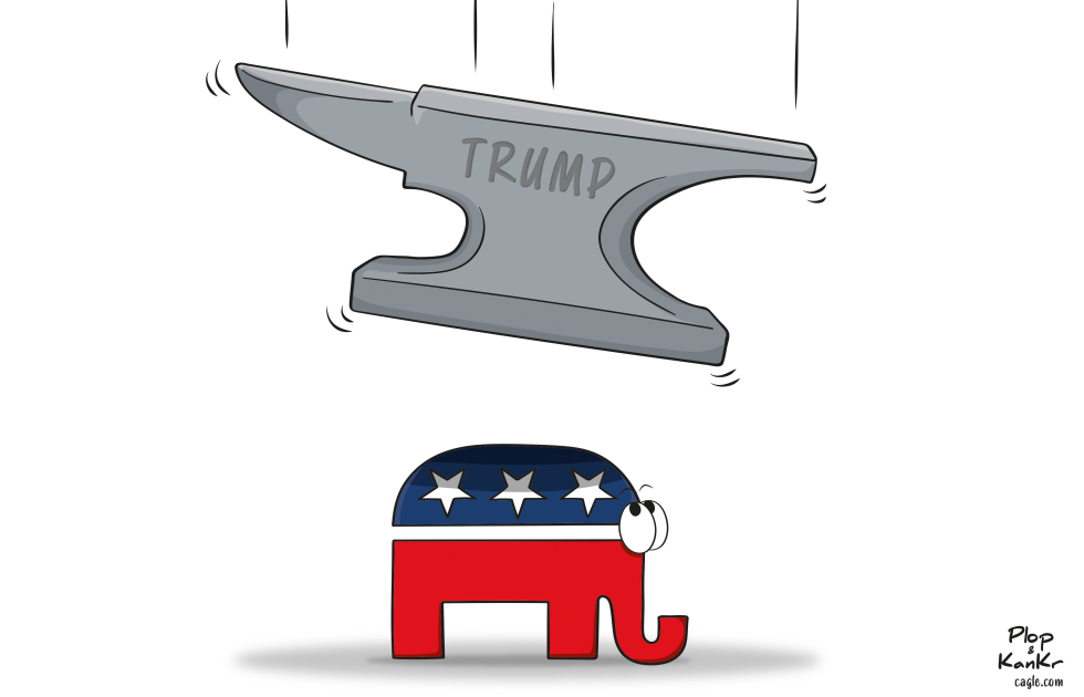 Is Trump a liability for the Republicans ?