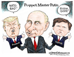 PUPPET MASTER PUTIN by Dave Granlund