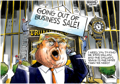 TRUMP FRAUD AND FINES by Dave Whamond