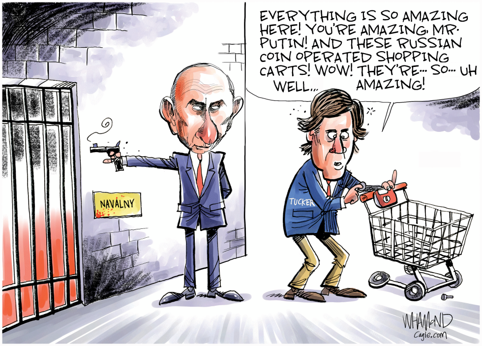 Tucker Carlson goes to Russia