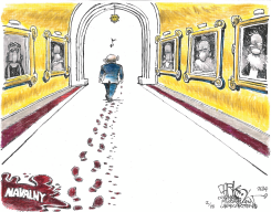 WHAT HAPPENED TO NAVALNY by John Darkow