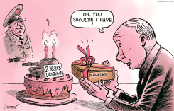 NAVALNY'S DEATH by Patrick Chappatte