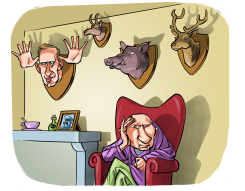 NAVALNY ON THE WALL by Hajo de Reijger