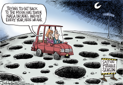 MOON POTHOLES by Joe Heller