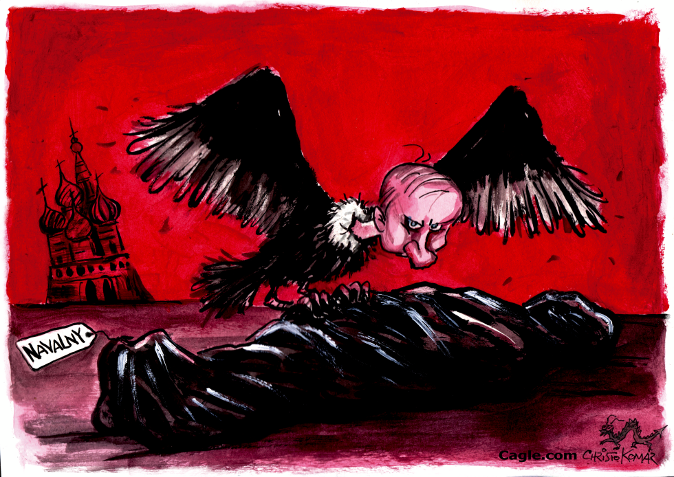 Putin the vulture and Navalny