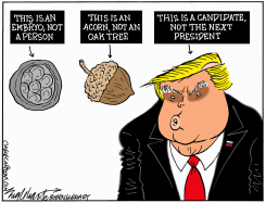 CANDIDATE TRUMP by Bob Englehart