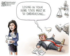 HALEY LOSES by Adam Zyglis