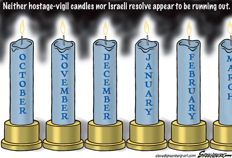 Israeli Hostages Candles
