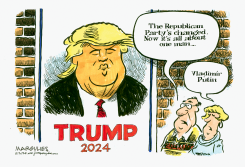 REPUBLICAN PARTY ABOUT JUST ONE MAN by Jimmy Margulies
