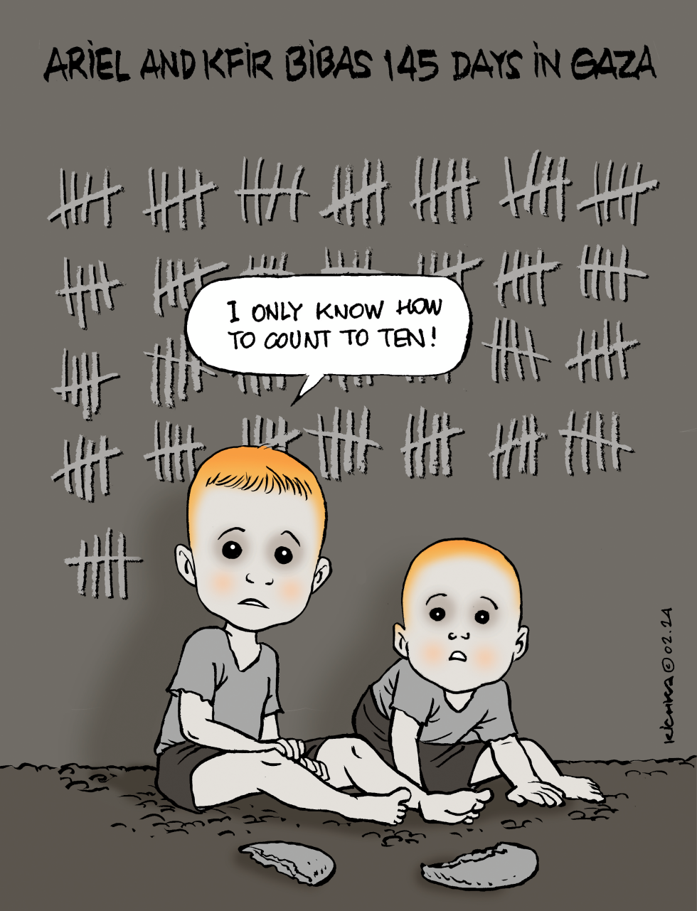 Ariel and Kfir Bibas 145 days in Gaza