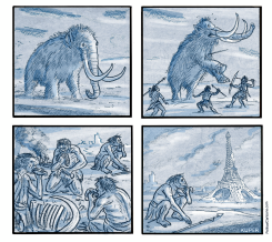 IMPACT OF ATLANTIC OCEAN CURRENTS COLLAPSE by Peter Kuper