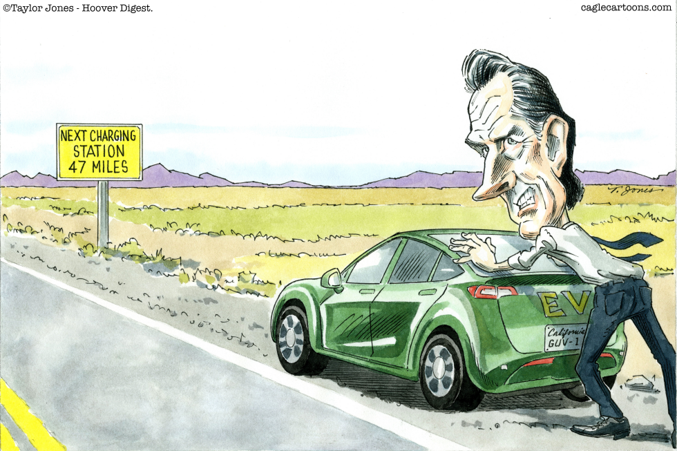 Newsom pushes a green California