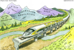 HIGH SPEED RAIL TO NOWHERE by Taylor Jones