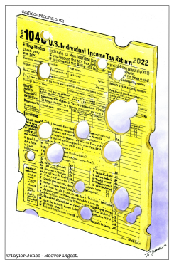 TAX CHEESE by Taylor Jones