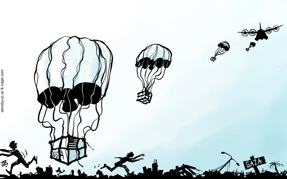 US airdrops food into Gaza