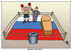 RUSSIAN FAKE-ELECTIONS by Arend van Dam