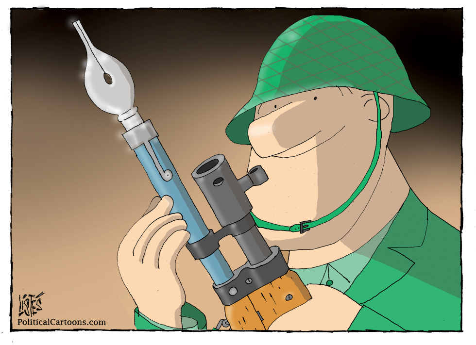 PEN IS BEST WEAPON