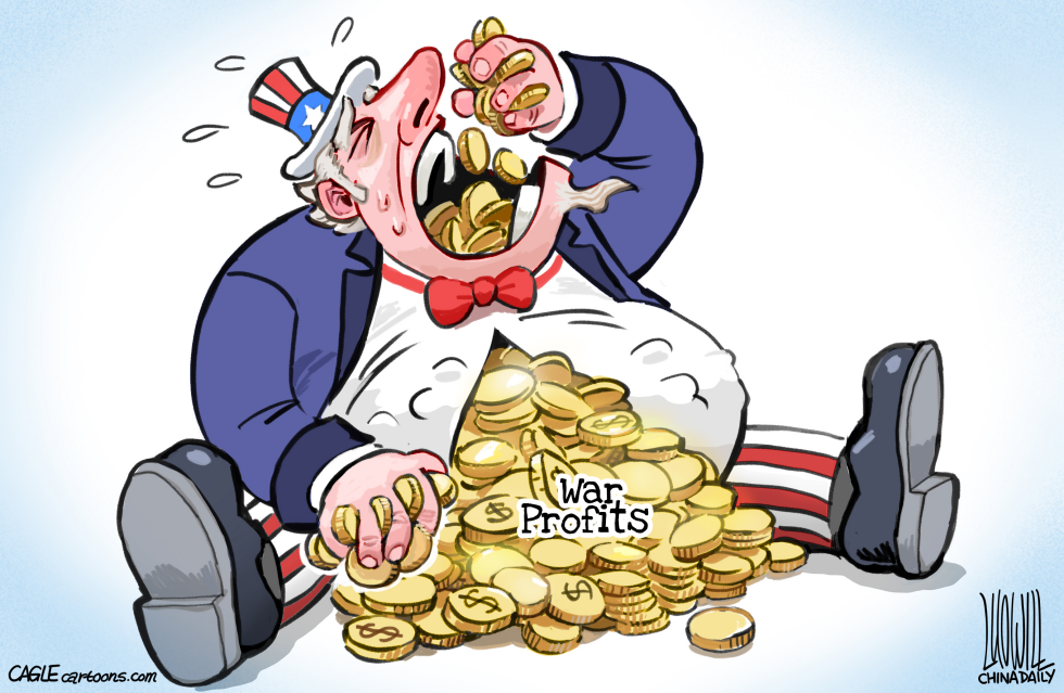 Uncle Sam greedy for capitalism