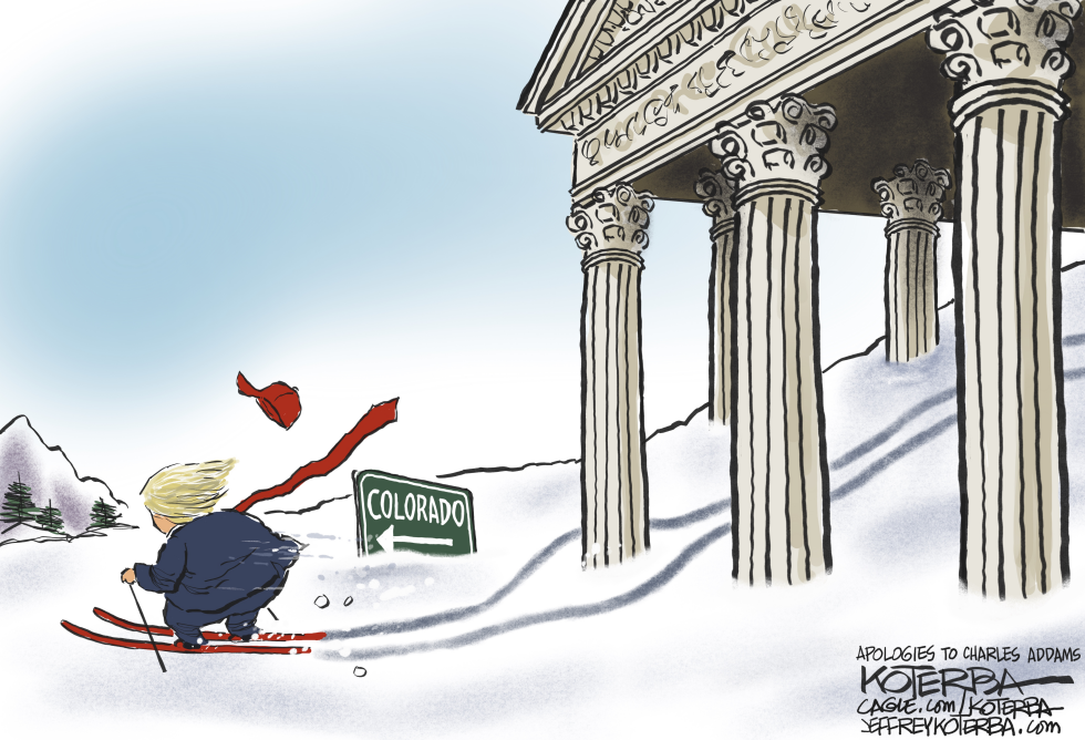 Skiing Toward Colorado
