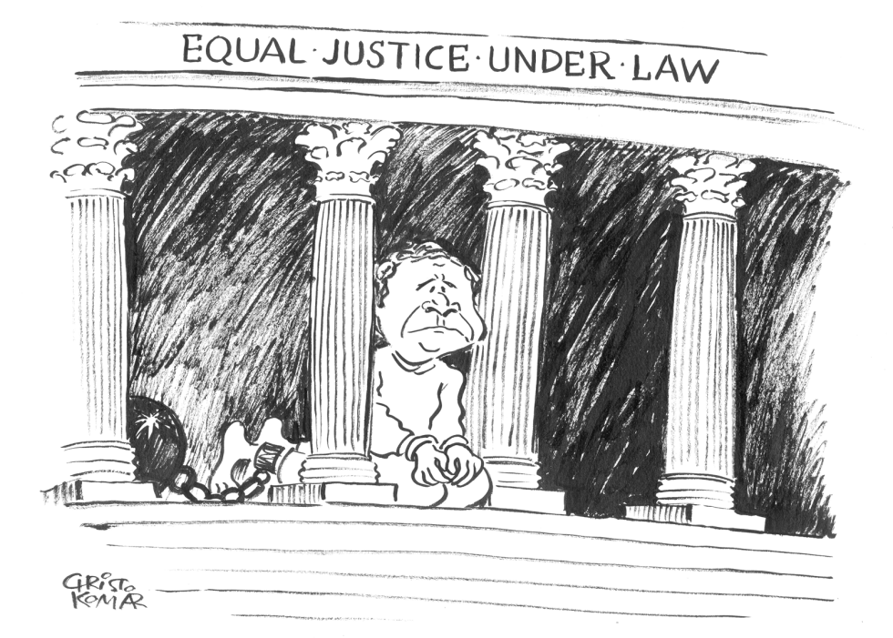 Supreme Court blocks Bush on terror tribunals - B&W