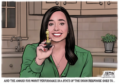 OSCAR GOES TO SENATOR KATIE BRITT by R.J. Matson