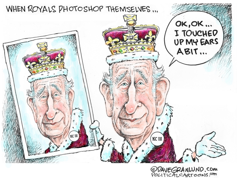 Royals using photoshop