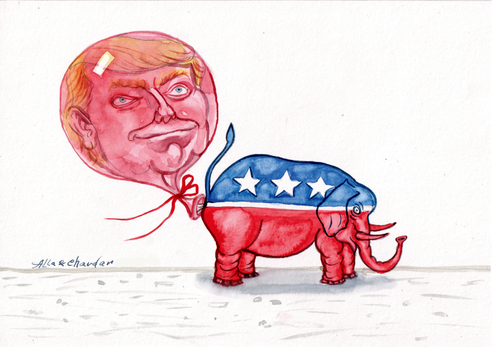 The bubble - Trump