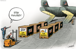 AMERICAN AIRDROPS by Patrick Chappatte