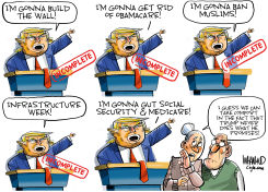 TRUMP PROMISES by Dave Whamond