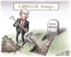 RUSSIAN ELECTION by Adam Zyglis