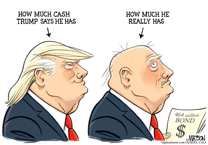 Trump Unable To Pay $464 Million Bond