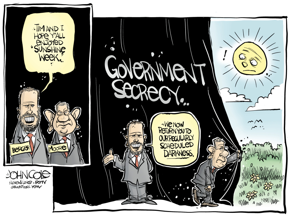 NORTH CAROLINA Government secrecy