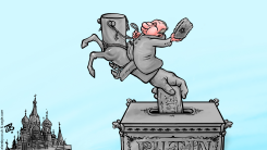 PUTIN THE WINNER  by Emad Hajjaj