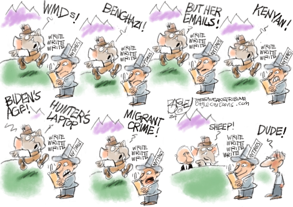 MISLEAD THE PRESS  by Pat Bagley