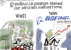 BOEING GREMLIN  by Pat Bagley