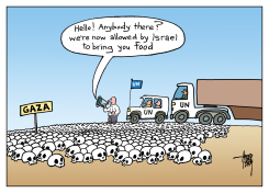 FOOD ASSISTANCE GAZA by Arend van Dam