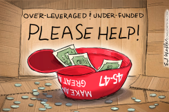 THROW MONEY IN MAGA HAT PLEASE HELP by Ed Wexler